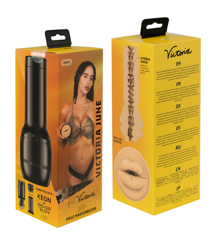 Kiiroo Feel Victoria June masturbateur buccal | Folies Secrètes