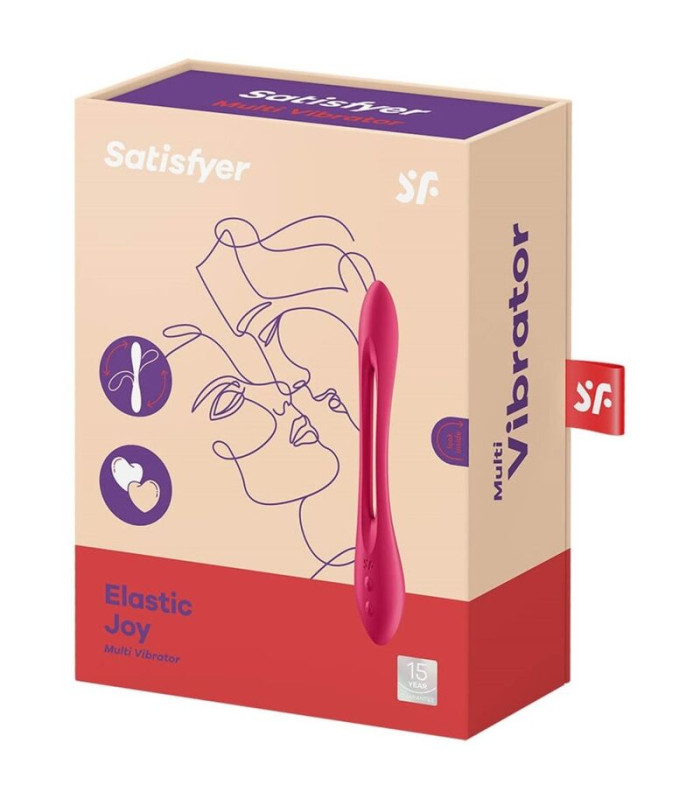 Satisfyer Elastic Joy vibromasseur couple | Folies Secrètes