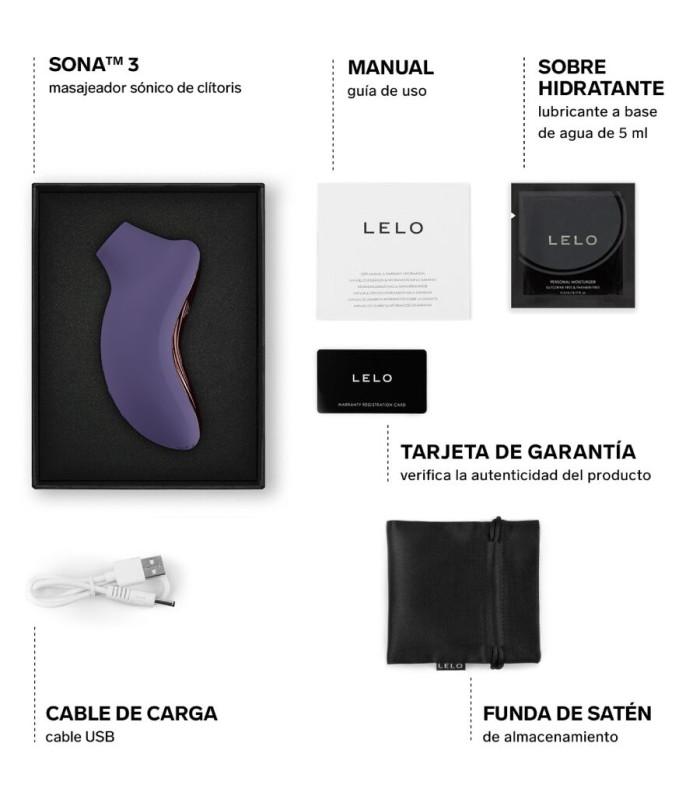LELO Sona 3 | Stimulateur clitoridien sonique