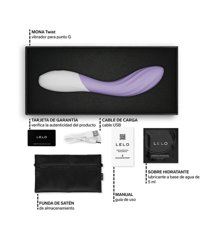 LELO Mona Twist | Vibromasseur point G connecté