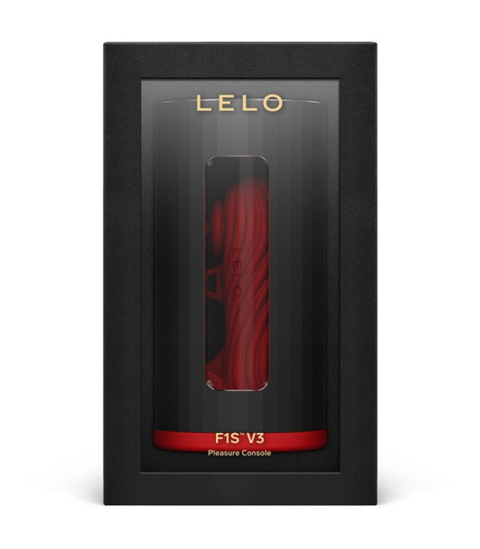 LELO F1S V3 rouge — profil masturbateur haut de gamme
