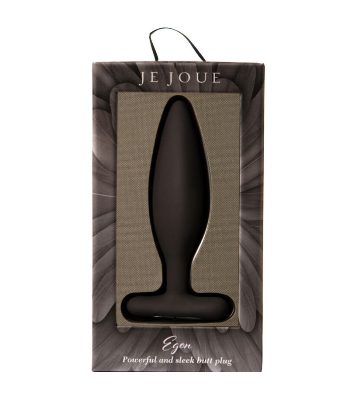 Je Joue Egon | Plug anal vibrant noir