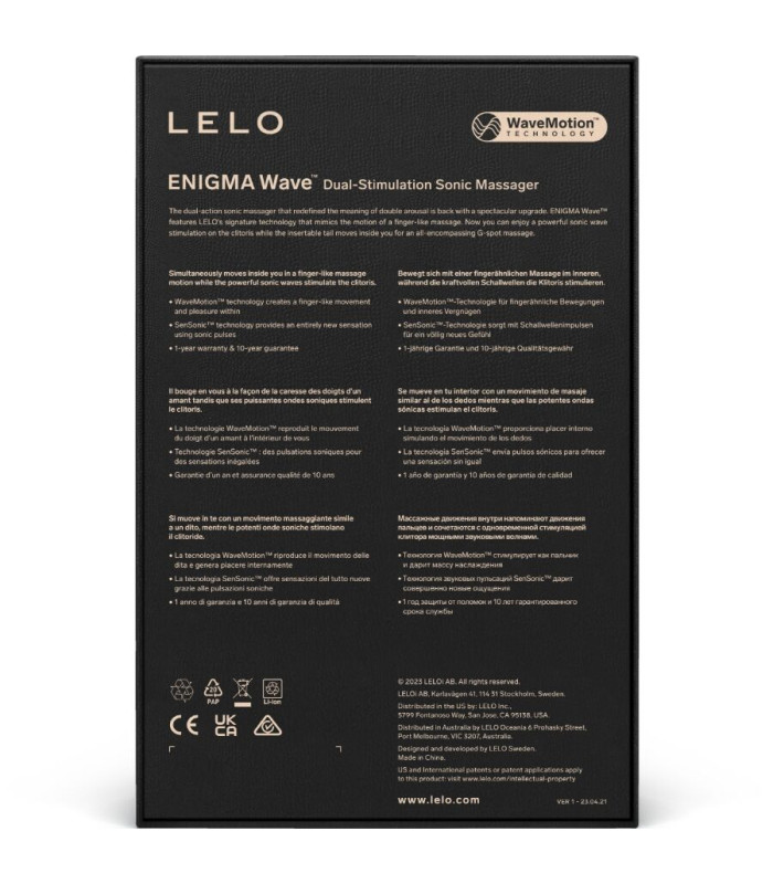 LELO Enigma Wave cyber purple | Triple stimulation