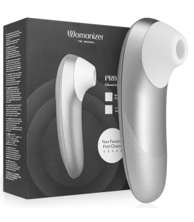 Womanizer Pro gris argenté | Stimulateur Pleasure Air