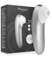 Womanizer Pro — stimulateur clitoridien gris argenté