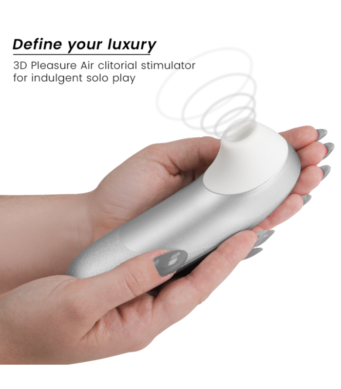 Womanizer Pro gris argenté | Stimulateur Pleasure Air