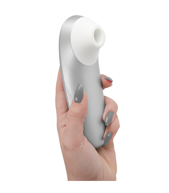 Womanizer Pro gris argenté | Stimulateur Pleasure Air