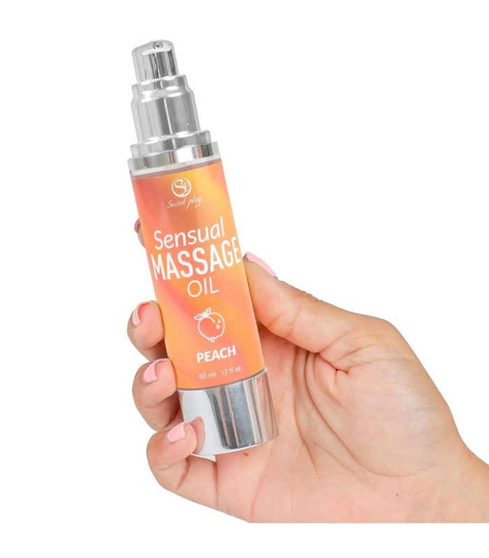 SecretPlay huile massage pêche | Massage corps