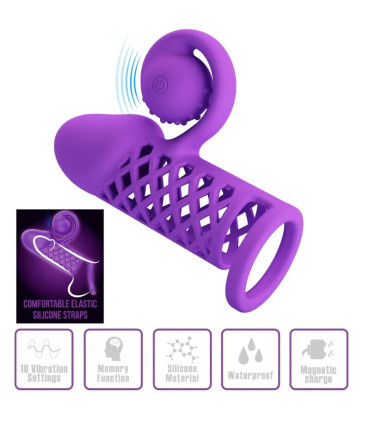 Romance Harden — gaine extension pourpre