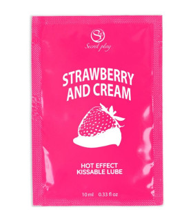 SecretPlay lubrifiant unidose | Fraises crème 10 ml