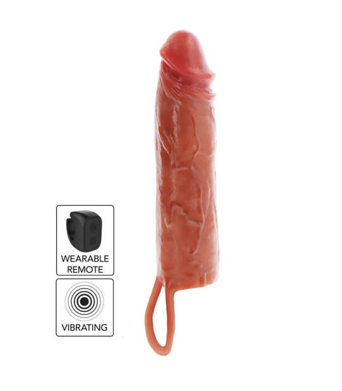 Get Real manchon vibrant — gaine caramel, vue principale