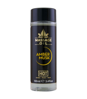 HOT huile massage ambre et musc 100 ml