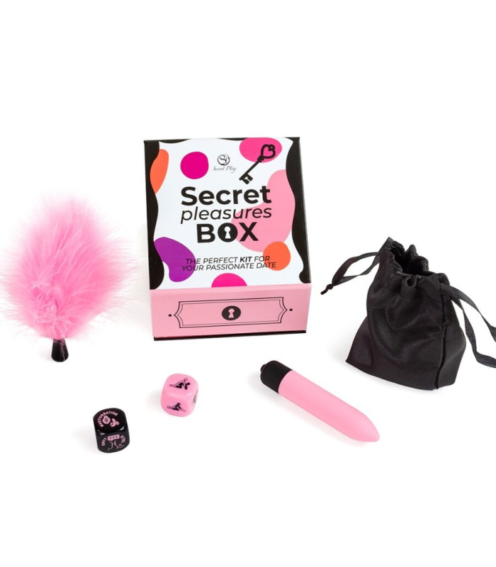 Secret Play coffret plaisirs couple | Dés, balle, plume