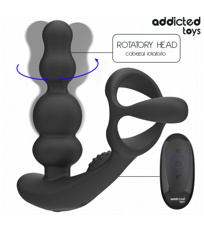 Addicted Toys prostate — profil compact rechargeable