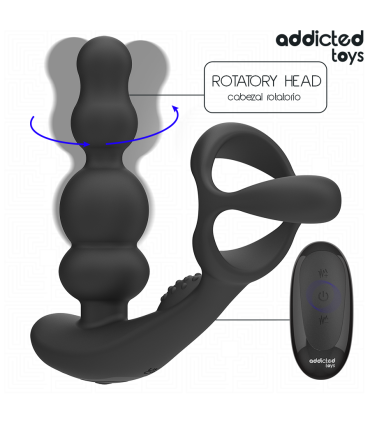 Addicted Toys prostate — profil compact rechargeable