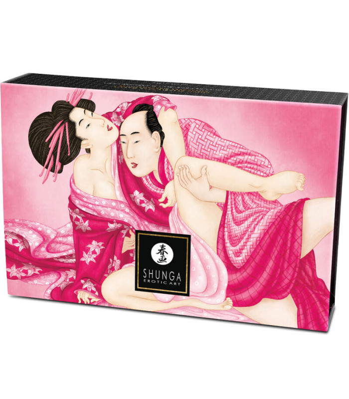 Shunga poudre massage framboise 75 g | Kit couple