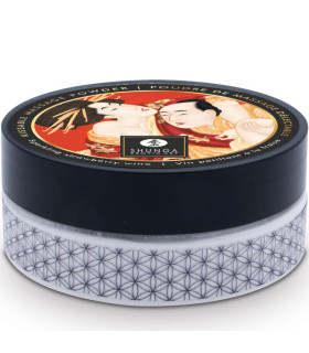 Shunga — Poudre de massage comestible fraise