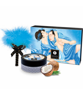 Shunga poudre massage noix de coco 75 g | Kit couple