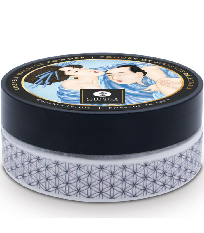 Shunga poudre massage noix de coco 75 g | Kit couple