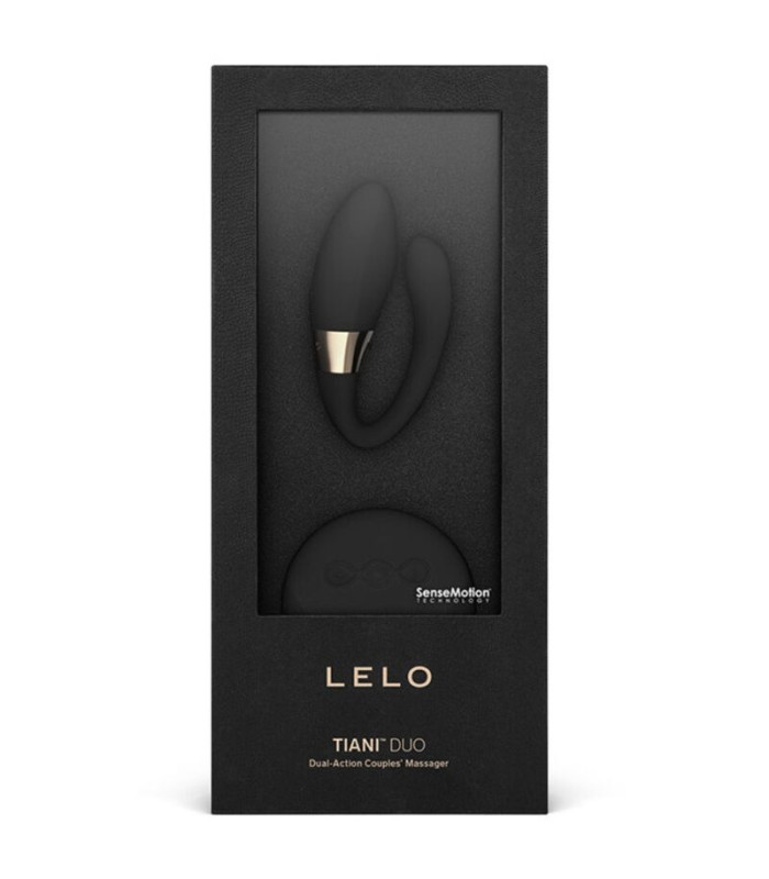 Lelo Tiani Duo noir — masseur couples télécommandé