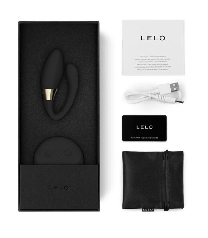Lelo Tiani Duo noir — masseur couples télécommandé