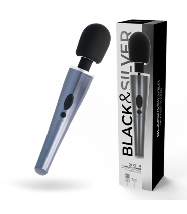 Black&Silver Dexter — wand massager, vue principale
