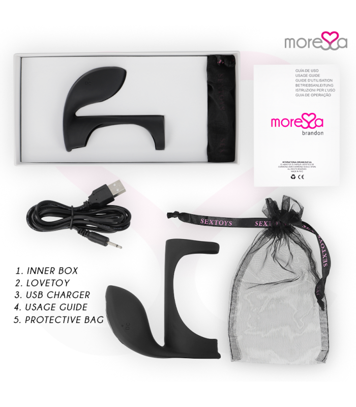 Moressa Brandon — anneau vibrant USB avec couvercle