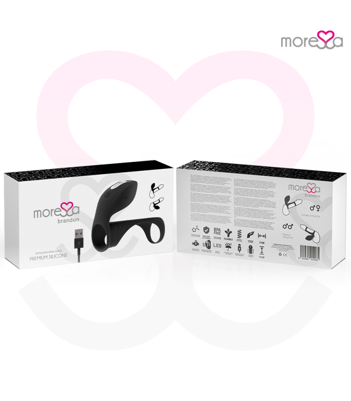 Moressa Brandon — anneau vibrant USB avec couvercle