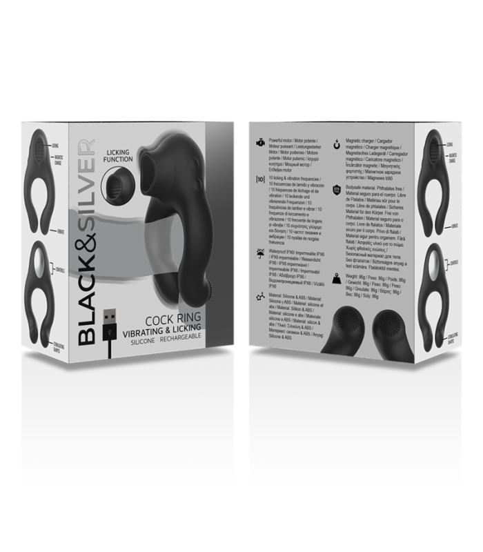 Black&Silver anneau 3 moteurs — effet léchage USB