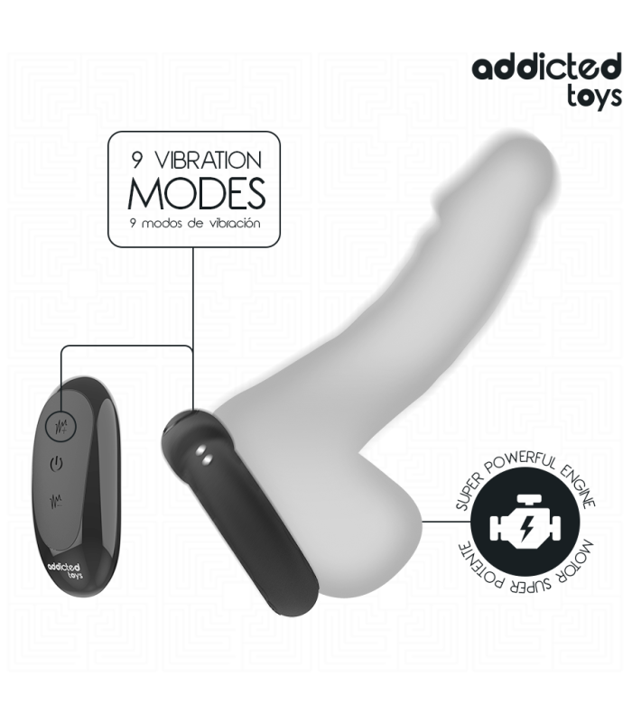 Addicted Toys anneau chauffant — 9 modes télécommande