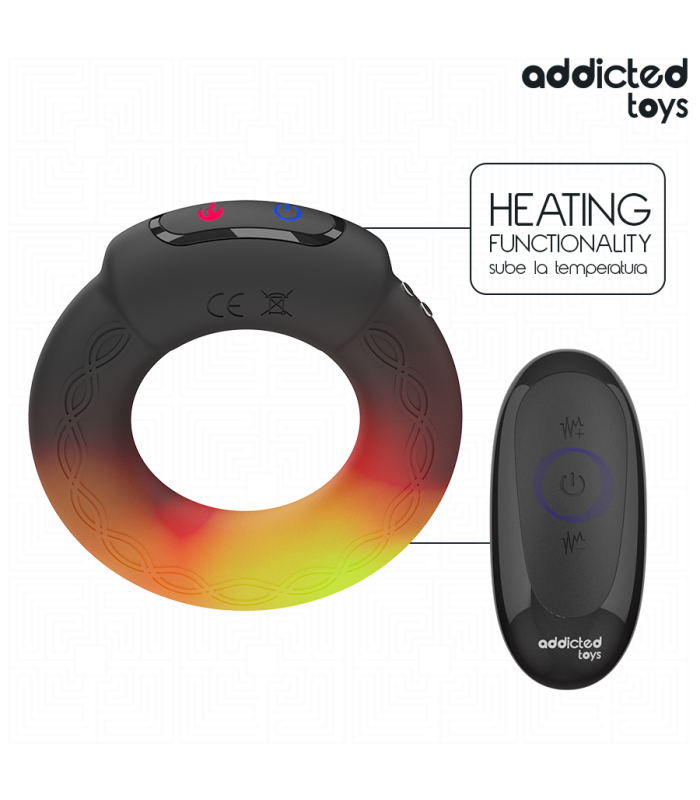 Addicted Toys anneau chauffant — 9 modes télécommande