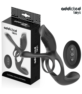 Addicted Toys double anneau — stimulateur clitoridien