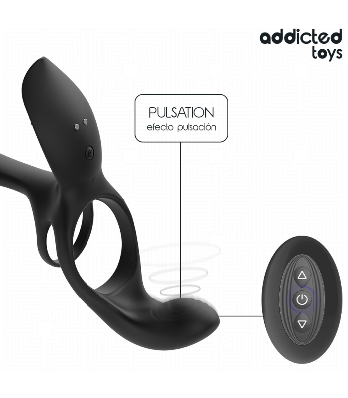Addicted Toys double anneau — stimulateur clitoridien