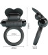 For Him Debonaire lapin — anneau 10 vibrations noir