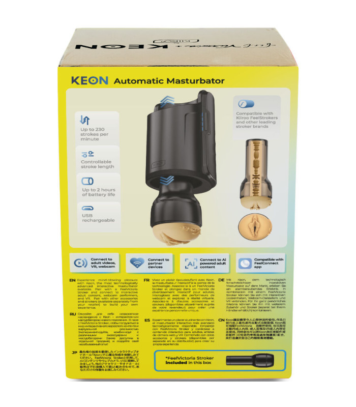 Kiiroo Keon Wi-Fi + FeelVictoria June — combo