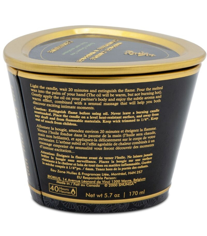 Shunga bougie massage lavande 170 ml