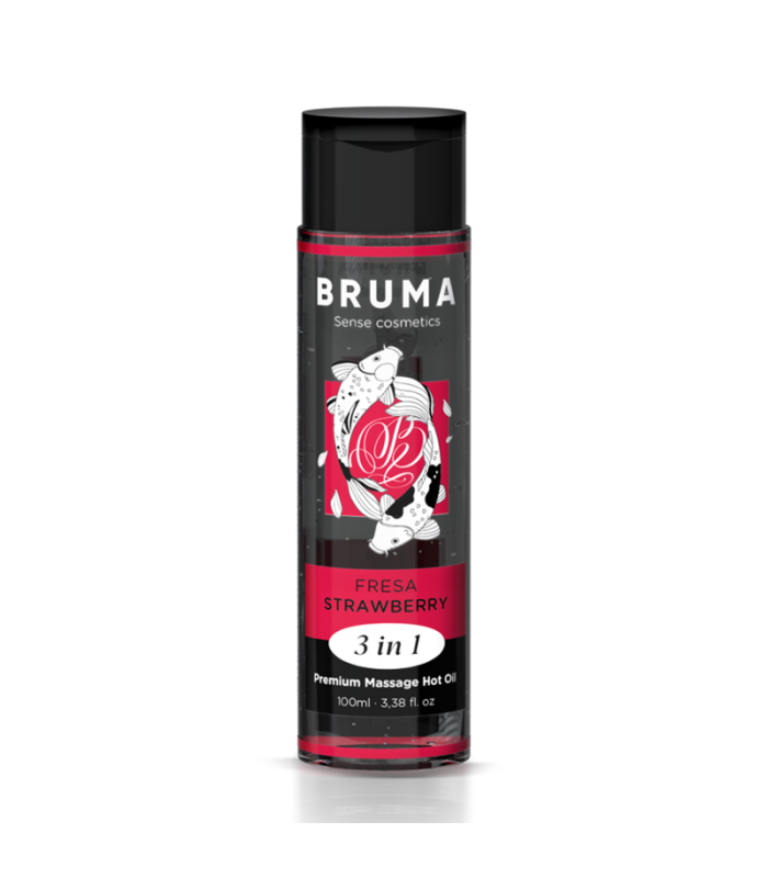 Bruma huile chauffante fraise 3-en-1 100 ml