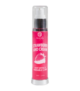 Secretplay 2-en-1 chaleur fraise & crème 50 ml