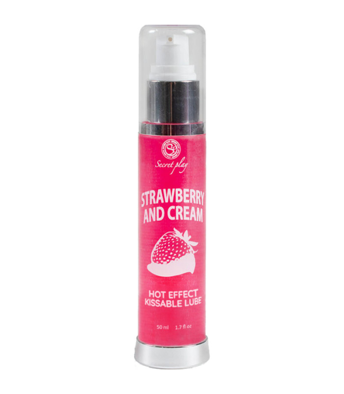 Secretplay 2-en-1 chaleur fraise & crème 50 ml