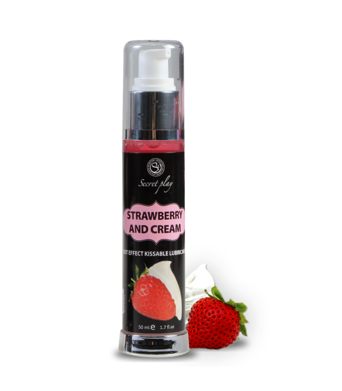 Secretplay 2-en-1 chaleur fraise & crème 50 ml