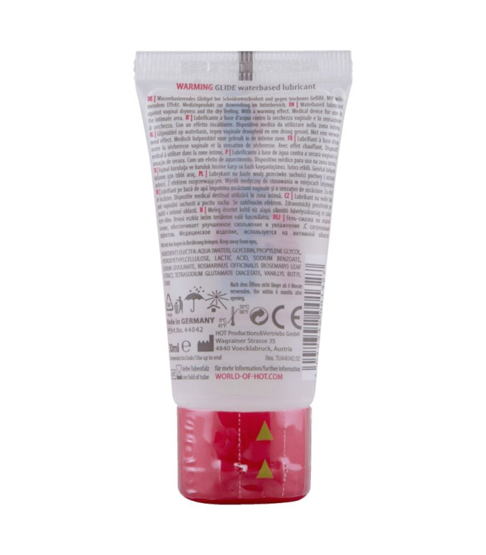 Hot lubrifiant chauffant base eau 30 ml voyage