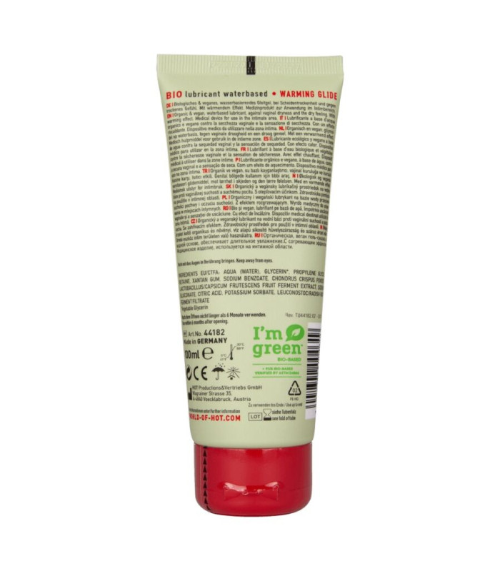 Hot lubrifiant bio chauffant base eau 100 ml