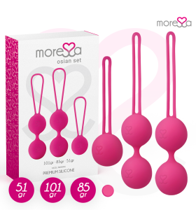 Moressa Osian set rose — boules de geisha premium, vue principale