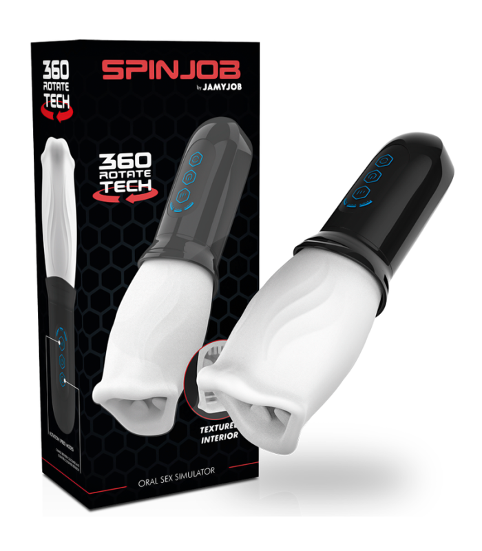 Jamyjob Spinjob — rotation modulable silicone doux