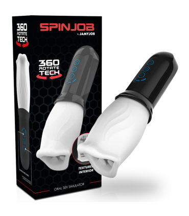 Jamyjob Spinjob — rotation modulable silicone doux
