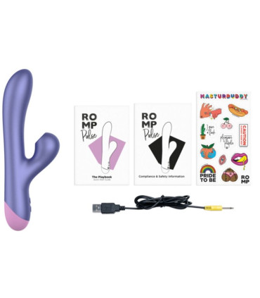 ROMP Pulse bleu électrique — profil rabbit modulable
