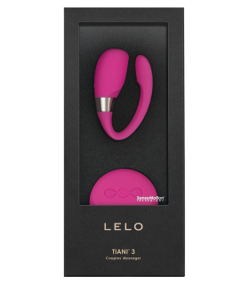 LELO Tiani 3 Insignia cerise — profil design suédois