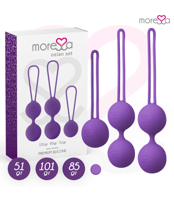 Moressa Osian set lilas — boules de geisha premium, vue principale