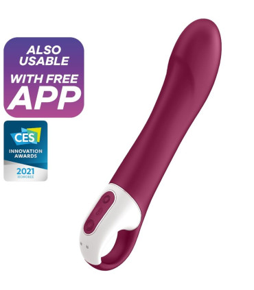 Satisfyer PointG Big Heat — vibromasseur connecté, vue principale