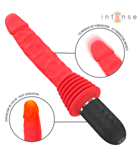 Vibrateur Cynthia Intense — profil poussée modulable